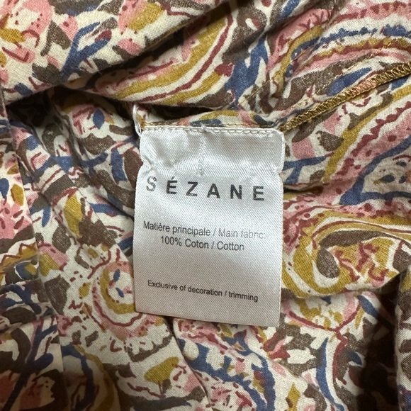 Sézane Bailie dress in the Meadow print Sz 40/8 - Picture 6 of 6